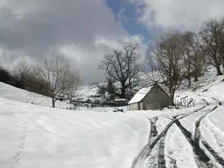 cayolar d'eltzegagnia sous la neige