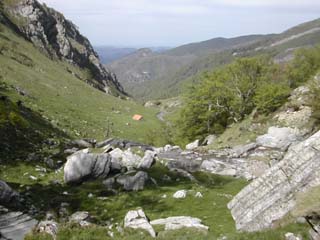 le plateau d'ardané avant l'incendie