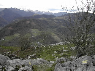 balisage sur les rochers