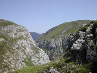 depuis le plateau, en regardant derrière nous