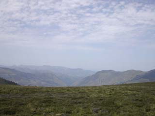 le plateau avant la descente