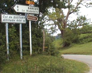 départ au col de sustary