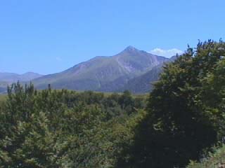 Orhy depuis la piste