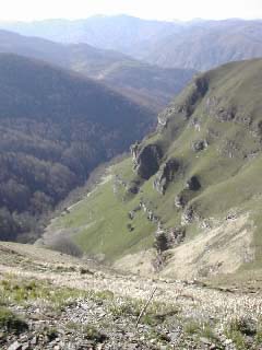 vue sur la vallée d'Olhadubi et Holçarté